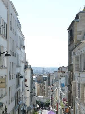 Belle vue surplombante depuis Montmartre