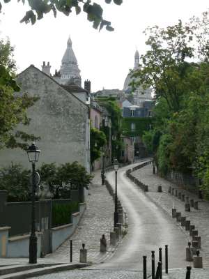 Petit chemin à Montmartre